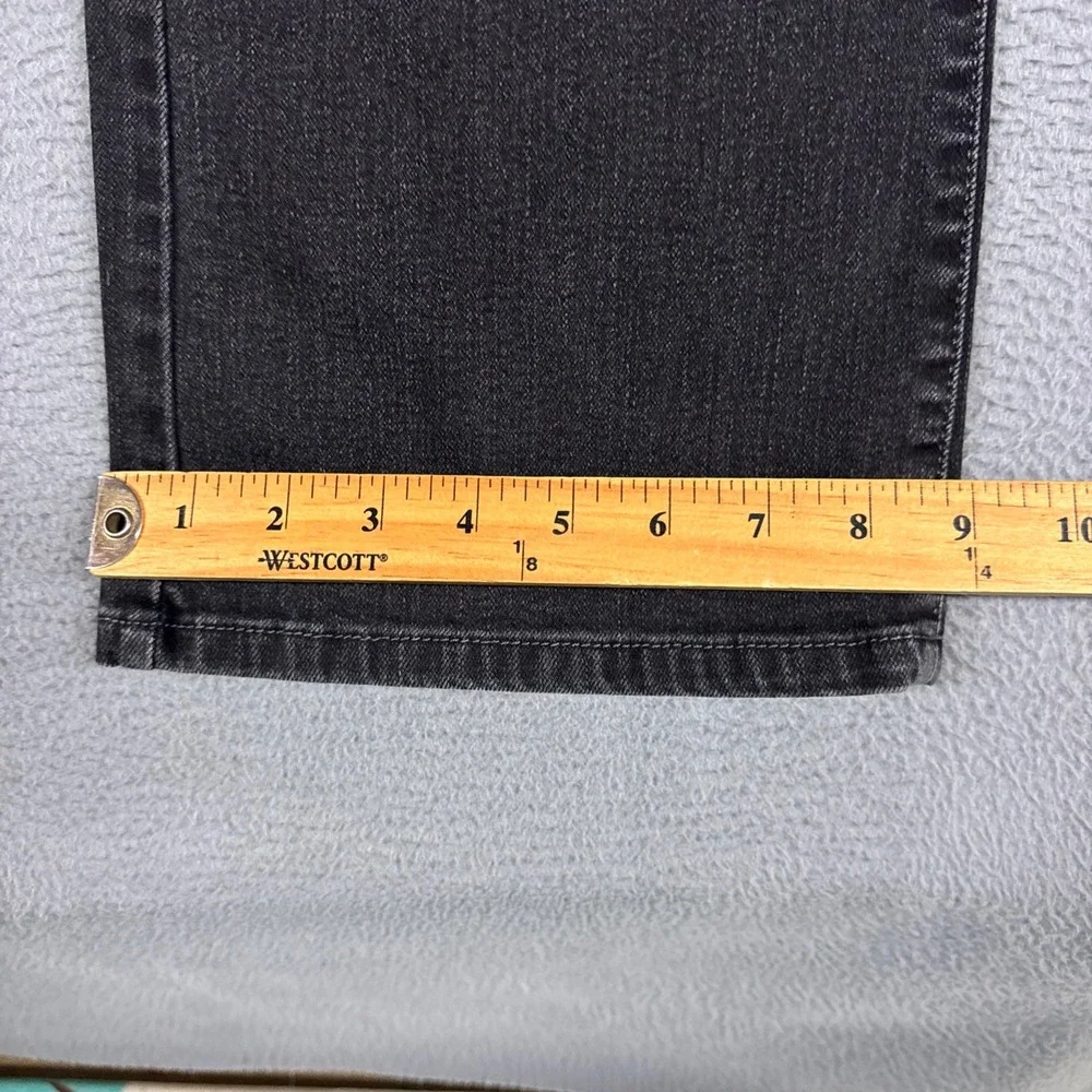 Levis Jeans Women 12 Black 529 Curvy Boot Cut Faded Mid Rise Stretch Denim